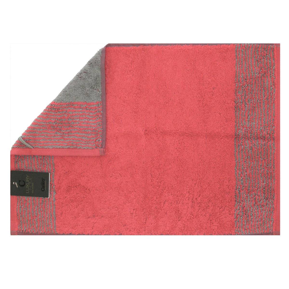 Cawö Handtuch Luxory Home Two 590/27 - Rot mäx-löningen Tone Serie Spitzenqualität